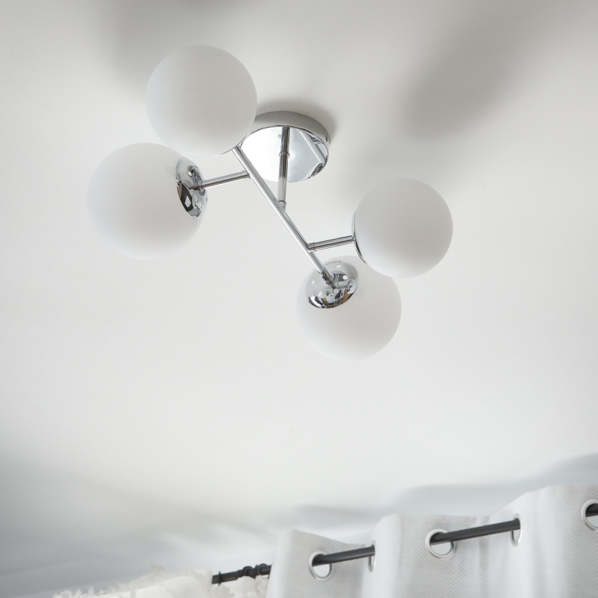 Brilagi - Přisazený lustr MALONY 4xE14/20W/230V lesklý chrom