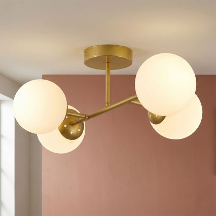 Brilagi - Přisazený lustr MALONY 4xE14/20W/230V zlatá