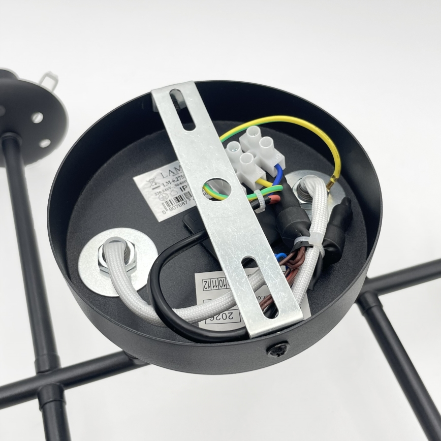 Brilagi - Přisazený lustr MALONY 6xE14/20W/230V černá