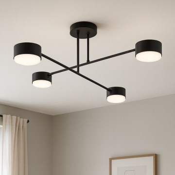 Brilagi - Přisazený lustr MONO 4xGX53/12W/230V černá