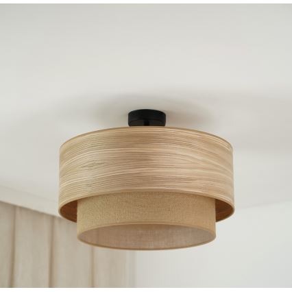 Brilagi - Přisazený lustr MONTANA BOHO 1xE27/15W/230V pr. 45 cm hnědá