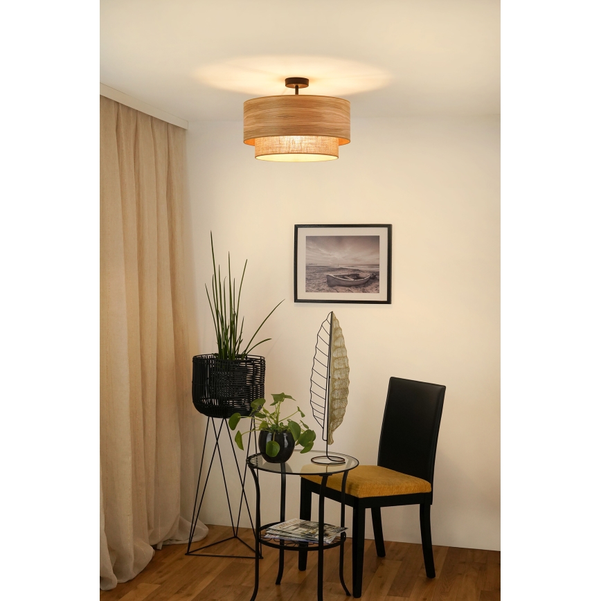 Brilagi - Přisazený lustr MONTANA BOHO 1xE27/15W/230V pr. 45 cm hnědá