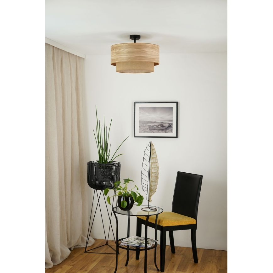 Brilagi - Přisazený lustr MONTANA BOHO 1xE27/15W/230V pr. 45 cm hnědá