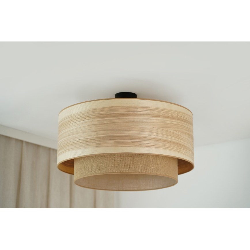 Brilagi - Přisazený lustr MONTANA BOHO 1xE27/15W/230V pr. 60 cm hnědá