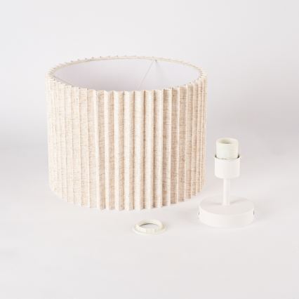 Brilagi - Přisazený lustr NORDIC WAVE 1xE27/15W/230V pr. 32 cm len/bílá