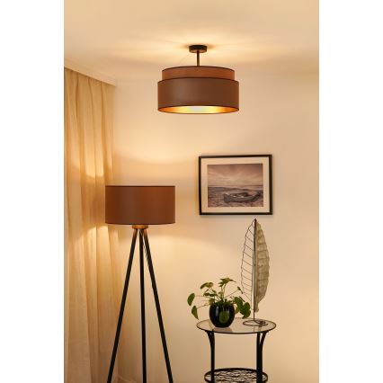 Brilagi - Přisazený lustr OREGON VEGE 1xE27/15W/230V pr. 45 cm hnědá