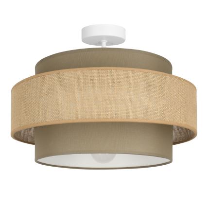 Brilagi - Přisazený lustr RESNA 1xE27/60W/230V pr. 40 cm hnědá/béžová