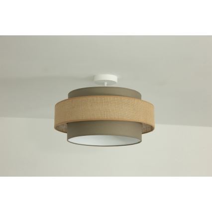 Brilagi - Přisazený lustr RESNA 1xE27/60W/230V pr. 40 cm hnědá/béžová
