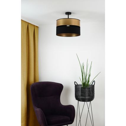 Brilagi - Přisazený lustr ROYAL 1xE27/15W/230V pr. 40 cm černá/zlatá