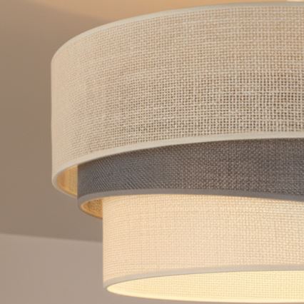 Brilagi - Přisazený lustr TRIO 1xE27/60W/230V pr. 40 cm krémová/šedá