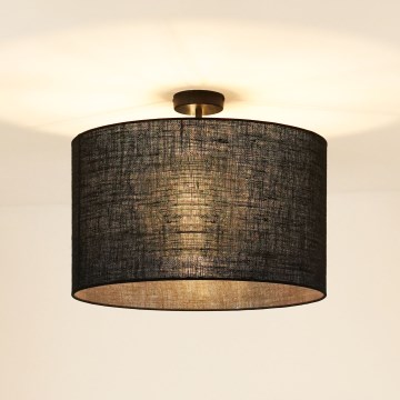 Brilagi - Přisazený lustr TUBES ROLLER 1xE27/15W/230V pr. 50 cm černá