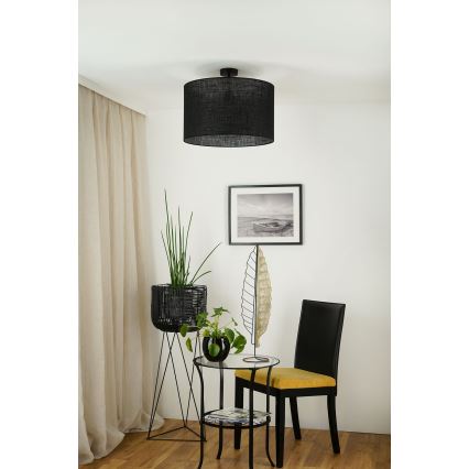 Brilagi - Přisazený lustr TUBES ROLLER 1xE27/15W/230V pr. 50 cm černá