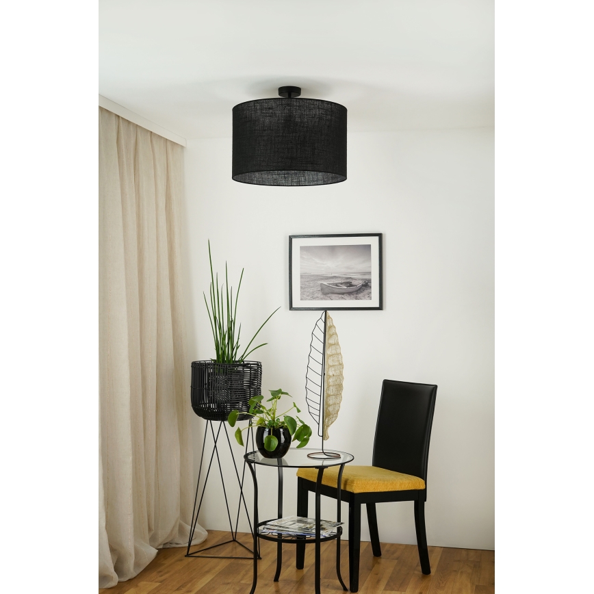 Brilagi - Přisazený lustr TUBES ROLLER 1xE27/15W/230V pr. 50 cm černá
