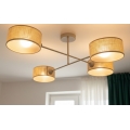 Brilagi - Přisazený lustr VIRGO 4xE14/40W/230V béžová/zlatá