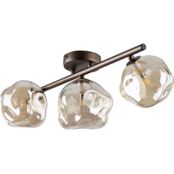 Brilagi - Přisazený lustr VULCANO 3xG9/8W/230V hnědá/kouřová béžová