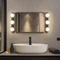 BRILAGI - SADA 2x LED Koupelnové nástěnné svítidlo HOLLYWOOD 3xLED/3W/230V 39 cm IP44 černá