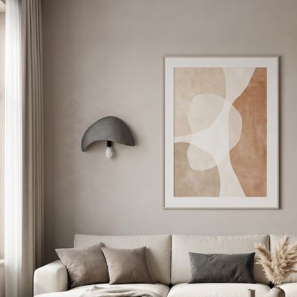 Brilagi - SADA 2x Nástěnné svítidlo WABI SABI 1xE14/40W/230V šedá