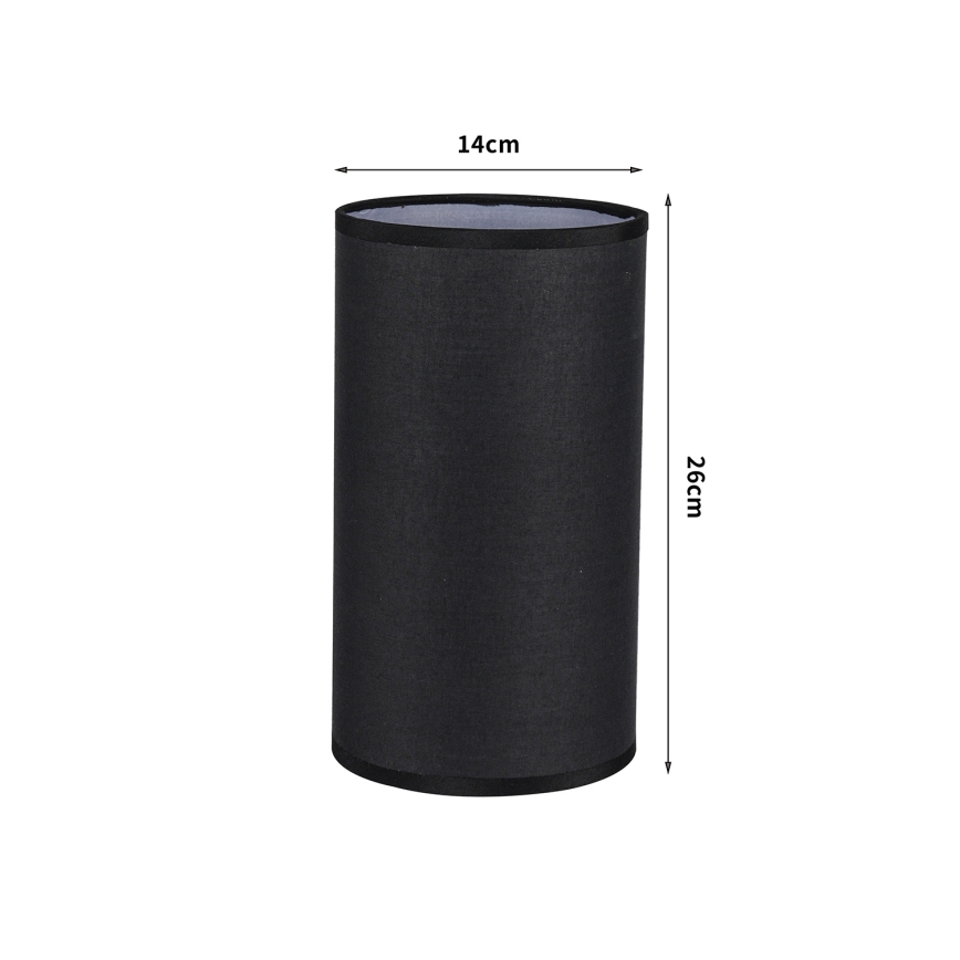 Brilagi - Stínidlo ke stolní lampě TABLON E27 pr. 14 cm černá