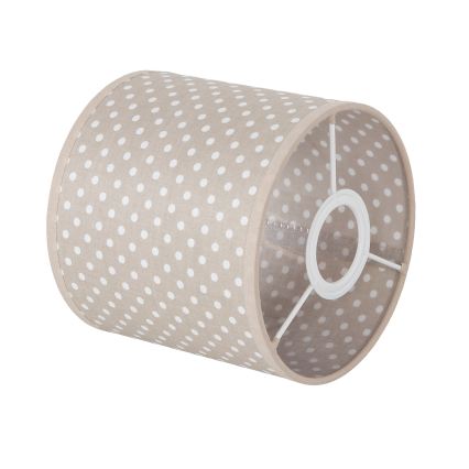 BRILAGI - Stínidlo univerzální BOBO E27 pr. 15 cm béžová/puntíky