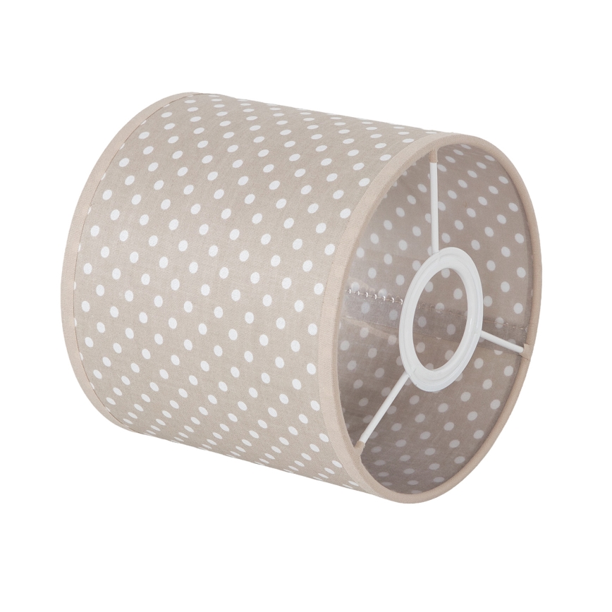 BRILAGI - Stínidlo univerzální BOBO E27 pr. 15 cm béžová/puntíky