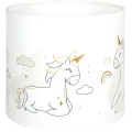 Brilagi - Stínidlo univerzální BOBO E27 pr. 15 cm bílá/jednorožci