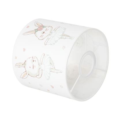 BRILAGI - Stínidlo univerzální BOBO E27 pr. 15 cm bílá/králíčci
