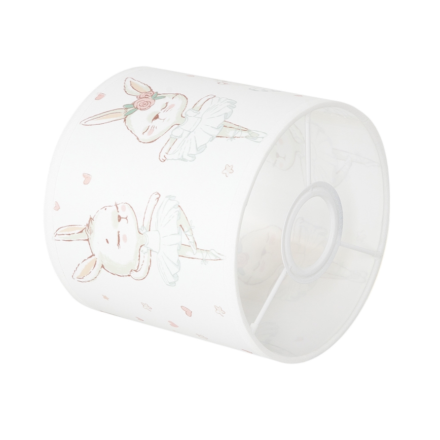 BRILAGI - Stínidlo univerzální BOBO E27 pr. 15 cm bílá/králíčci