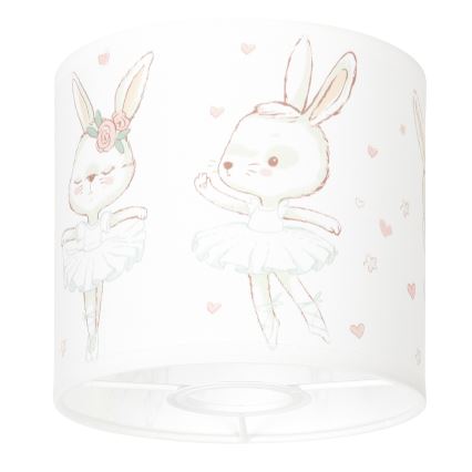 BRILAGI - Stínidlo univerzální BOBO E27 pr. 15 cm bílá/králíčci