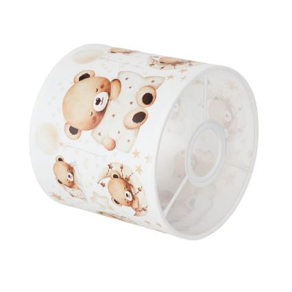 BRILAGI - Stínidlo univerzální BOBO E27 pr. 15 cm bílá/medvídci