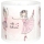 Brilagi - Stínidlo univerzální BOBO E27 pr. 15 cm bílá/růžová/baletky