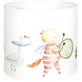 Brilagi - Stínidlo univerzální BOBO E27 pr. 15 cm bílá/zvířátka