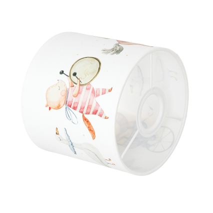 BRILAGI - Stínidlo univerzální BOBO E27 pr. 15 cm bílá/zvířátka