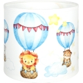 Brilagi - Stínidlo univerzální BOBO E27 pr. 15 cm bílá/zvířátka