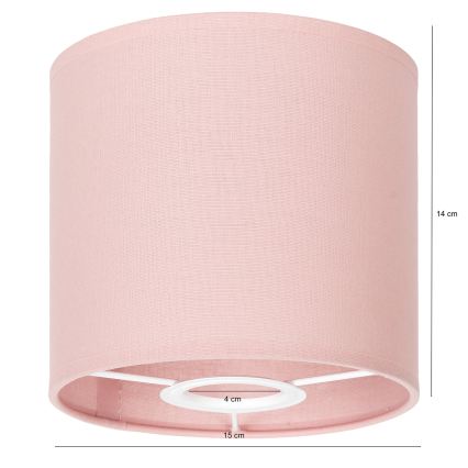 BRILAGI - Stínidlo univerzální BOBO E27 pr. 15 cm růžová