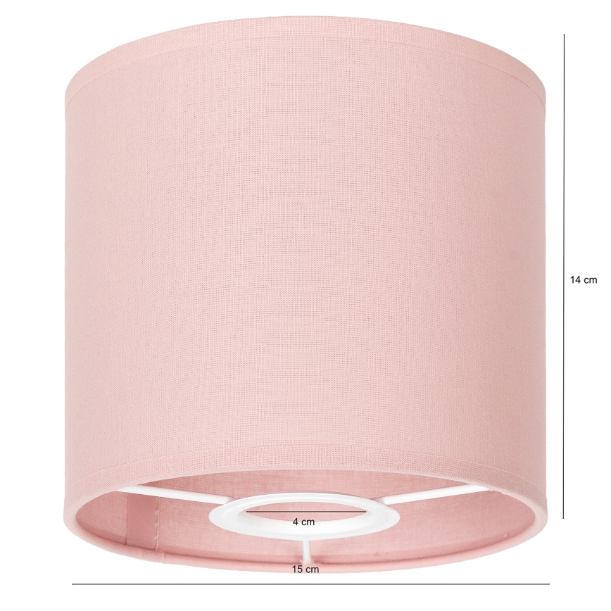 BRILAGI - Stínidlo univerzální BOBO E27 pr. 15 cm růžová