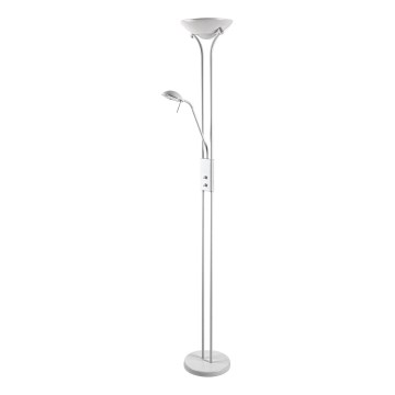 Brilagi - Stmívatelná stojací lampa SCARLETT 1xR7s/230W/230V + 1xG9/40W bílá