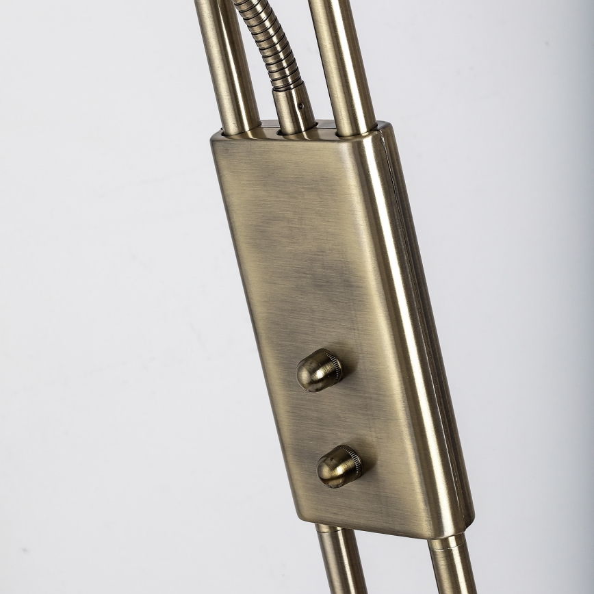 Brilagi - Stmívatelná stojací lampa SCARLETT 1xR7s/230W/230V + 1xG9/40W bronzová