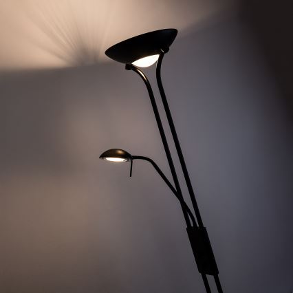 Brilagi - Stmívatelná stojací lampa SCARLETT 1xR7s/230W/230V + 1xG9/40W černá