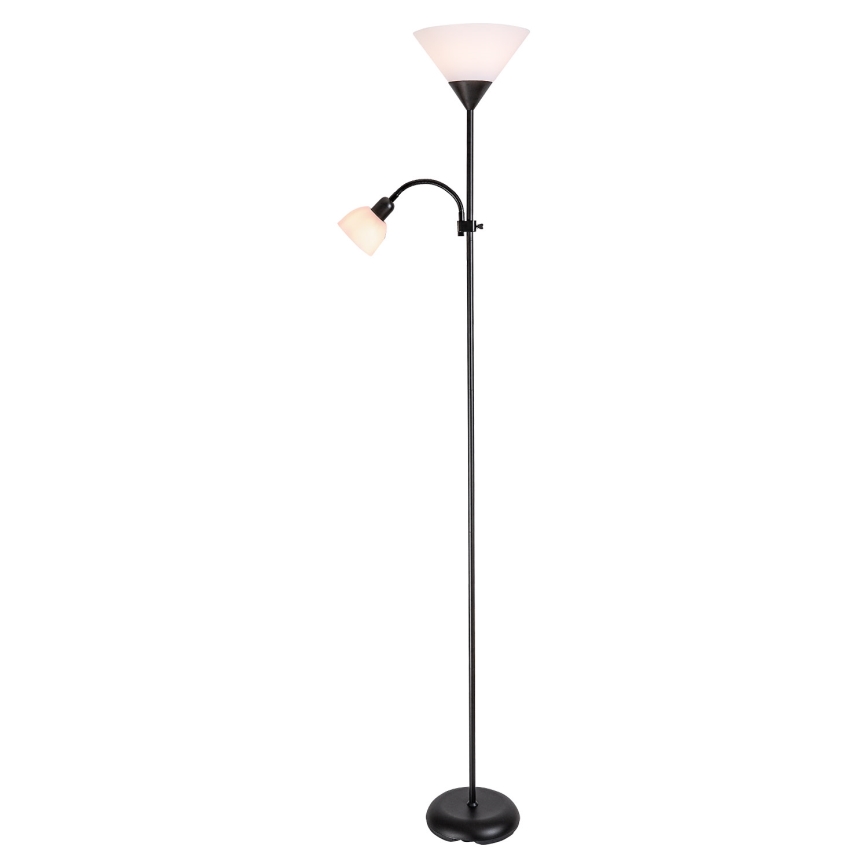 Brilagi - Stojací lampa ARIANA 1xE27/100W/230V + 1xE14/25W černá