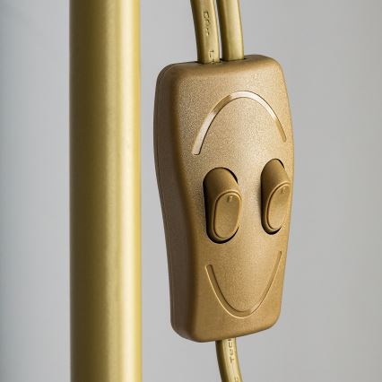 Brilagi - Stojací lampa ARIANA 1xE27/100W/230V + 1xE14/25W zlatá