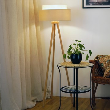 Brilagi - Stojací lampa ARIZONA BOHO 1xE27/15W/230V béžová