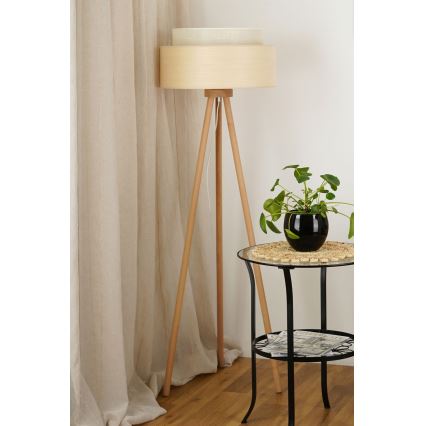 Brilagi - Stojací lampa ARIZONA BOHO 1xE27/15W/230V béžová