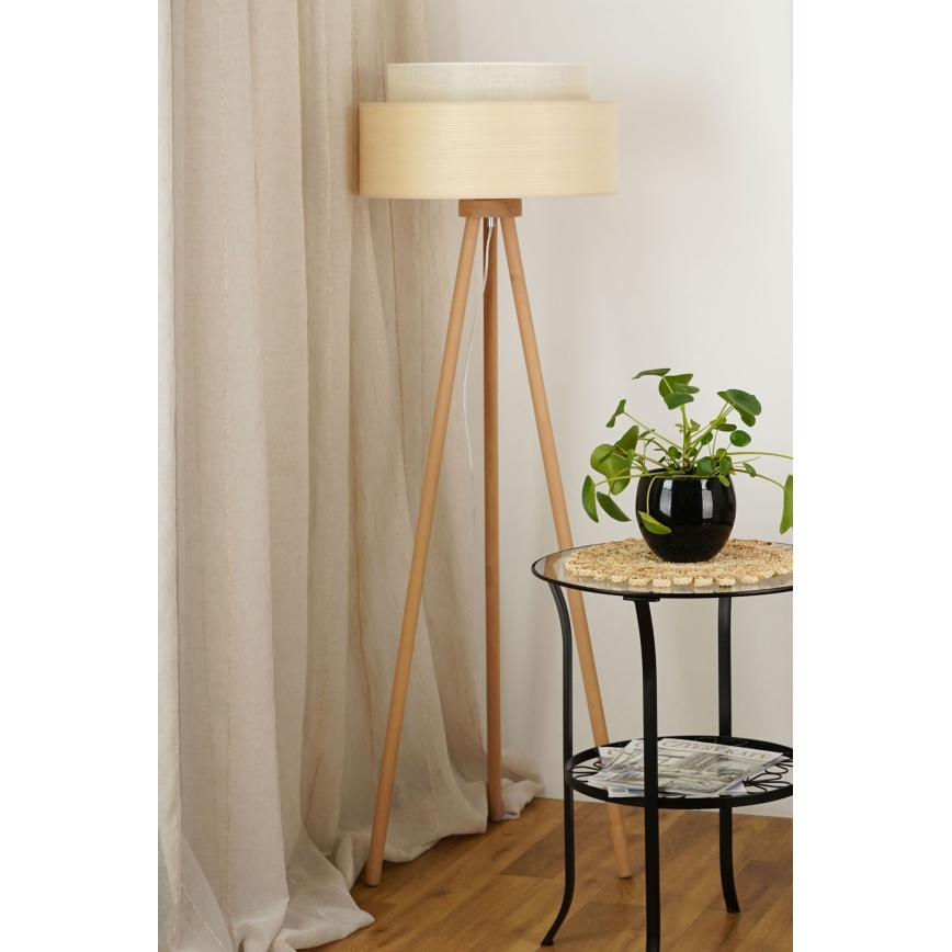 Brilagi - Stojací lampa ARIZONA BOHO 1xE27/15W/230V béžová