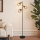 Brilagi - Stojací lampa BASKLITE 3xE27/15W/230V kaučukovník/černá