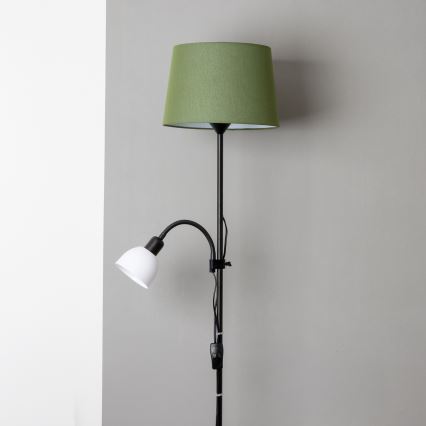 Brilagi - Stojací lampa CERIA 1xE27/100W/230V + 1xE14/25W černá/zelená