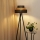 Brilagi - Stojací lampa DAKOTA LUNETA 1xE27/15W/230V černá/ratan