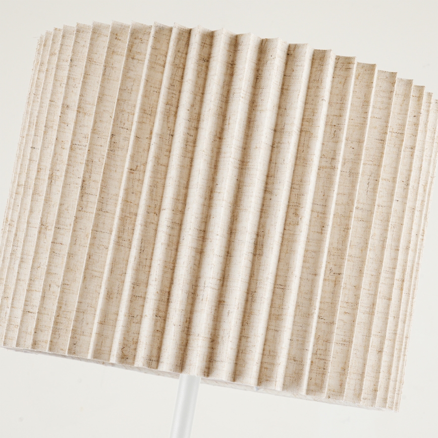 Brilagi - Stojací lampa NORDIC WAVE 1xE27/15W/230V len/bílá