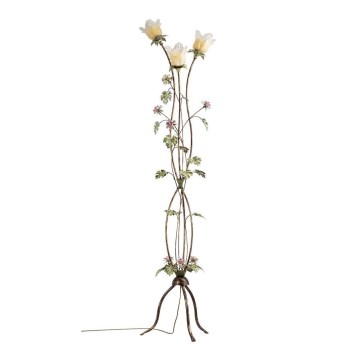 BRILAGI - Stojací lampa ROSALIA 3xE14/40W/230V pestrobarevná/bronzová/patina