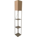 Brilagi - Stojací lampa s poličkami GRADUS 1xE27/40W/230V šedá/béžová