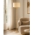 Brilagi - Stojací lampa SAPHIRE 1xE27/15W/230V krémová/zlatá/patina